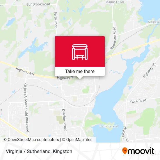 Virginia / Sutherland map