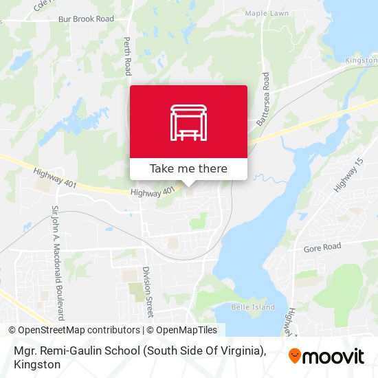 Mgr. Remi-Gaulin School (South Side Of Virginia) plan