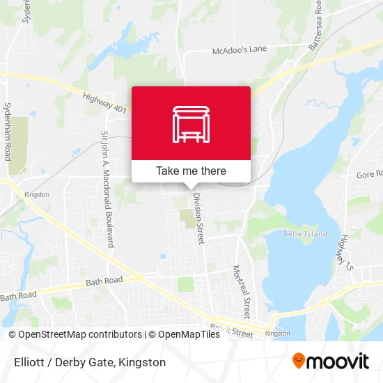 Elliott / Derby Gate map