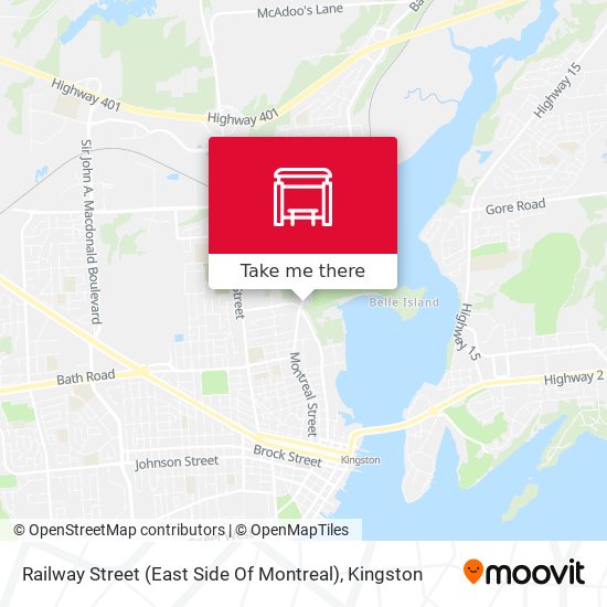 Railway Street (East Side Of Montreal) plan