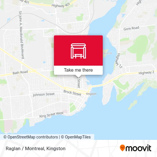 Raglan / Montreal map