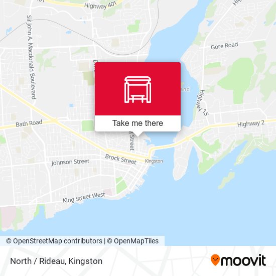 North / Rideau map