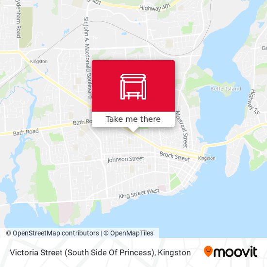 Victoria Street (South Side Of Princess) map