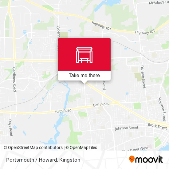 Portsmouth / Howard map