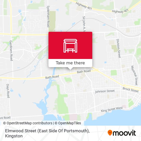 Elmwood Street (East Side Of Portsmouth) map