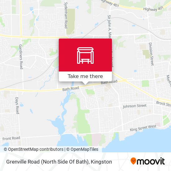 Grenville Road (North Side Of Bath) plan