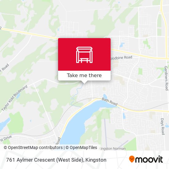 761 Aylmer Crescent (West Side) map