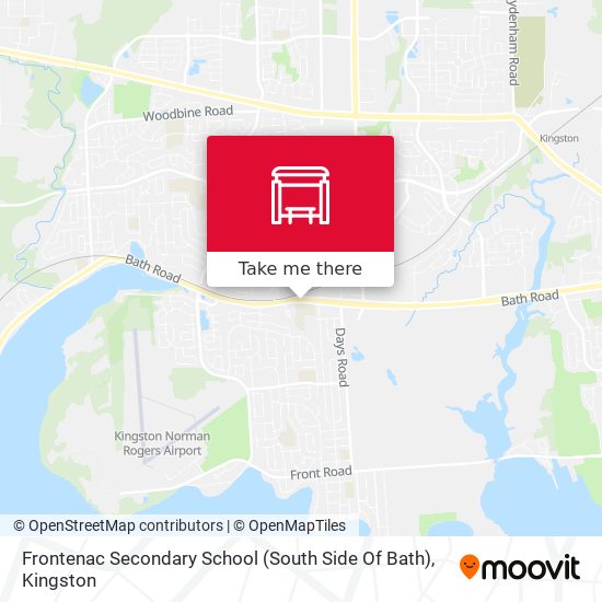 Frontenac Secondary School (South Side Of Bath) plan