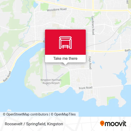 Roosevelt / Springfield map