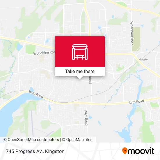 745 Progress Av. map