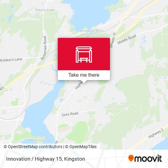 Innovation / Highway 15 map