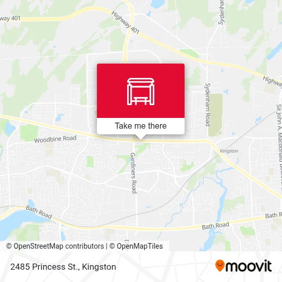 2485 Princess St. map