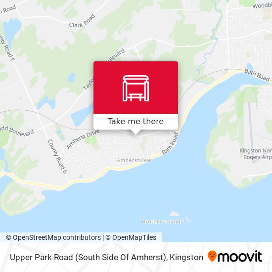 Amherst / Upper Park map