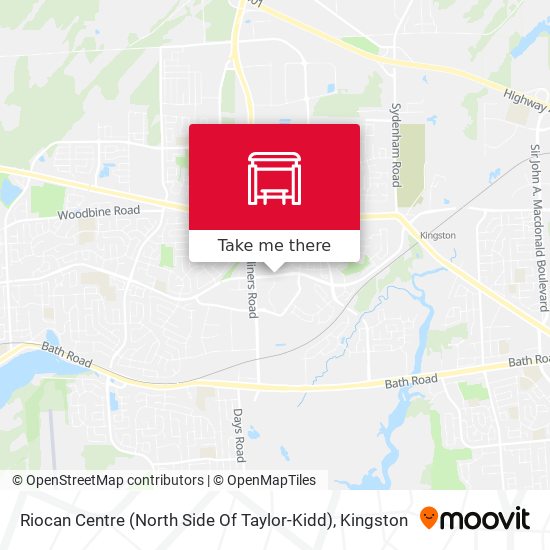 Riocan Centre (North Side Of Taylor-Kidd) map