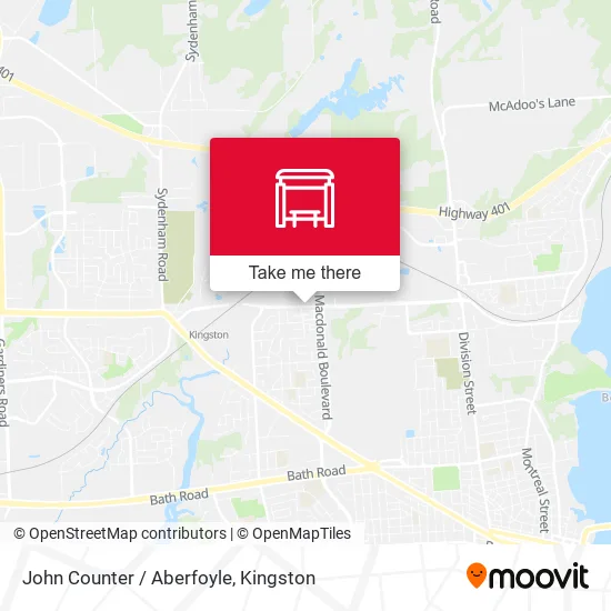 John Counter / Aberfoyle map