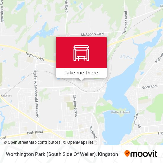 Worthington Park (South Side Of Weller) plan