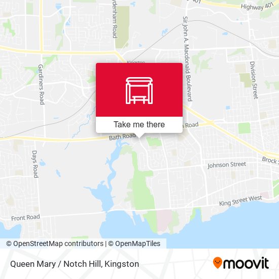 Queen Mary / Notch Hill map