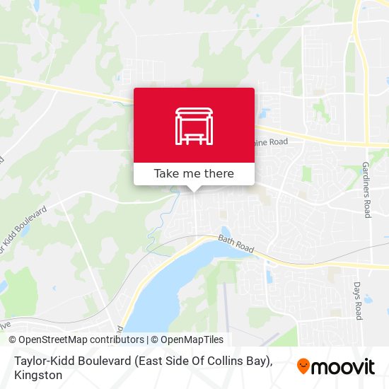 Taylor-Kidd Boulevard (East Side Of Collins Bay) plan