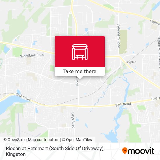 Riocan at Petsmart (South Side Of Driveway) map