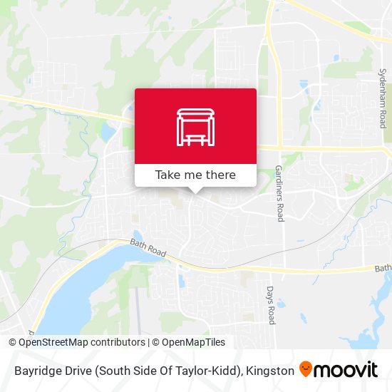 Bayridge Drive (South Side Of Taylor-Kidd) map