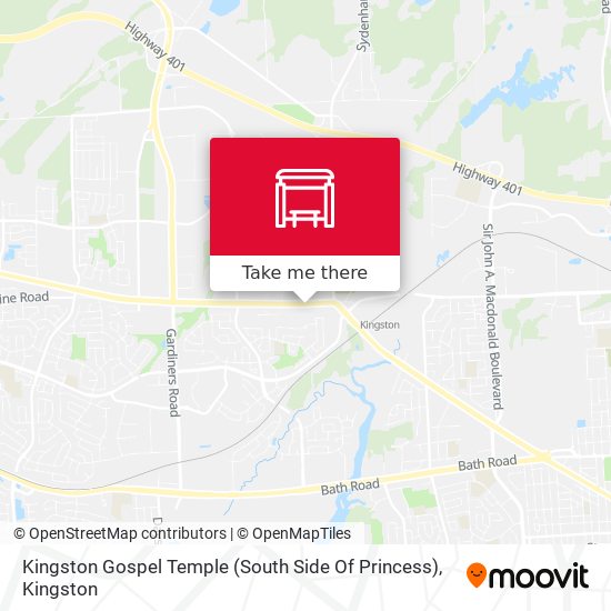 Kingston Gospel Temple (South Side Of Princess) plan