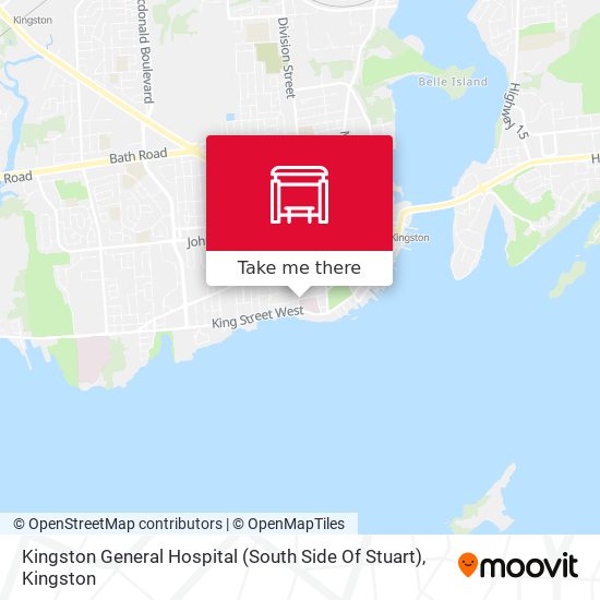 Kingston General Hospital (South Side Of Stuart) plan