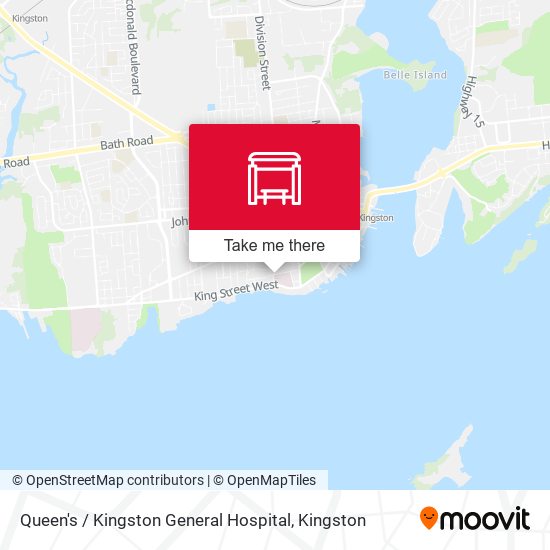 Queen's / Kingston General Hospital map