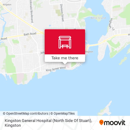 Kingston General Hospital (North Side Of Stuart) plan