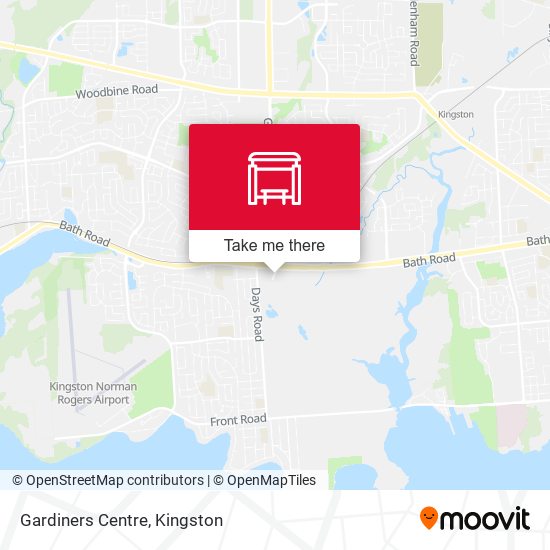 Gardiners Centre map