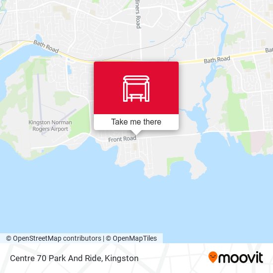 Centre 70 Park And Ride map