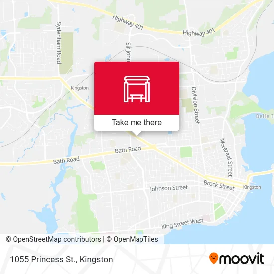 1055 Princess St. map