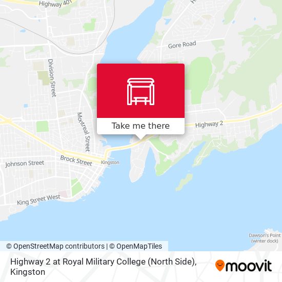 Highway 2 at Royal Military College (North Side) plan