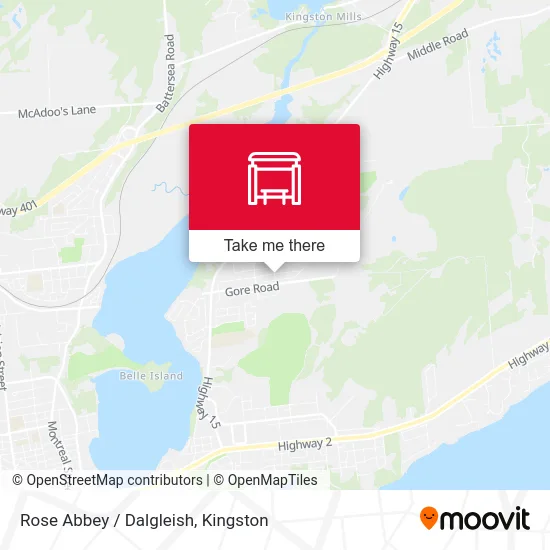 Rose Abbey / Dalgleish map