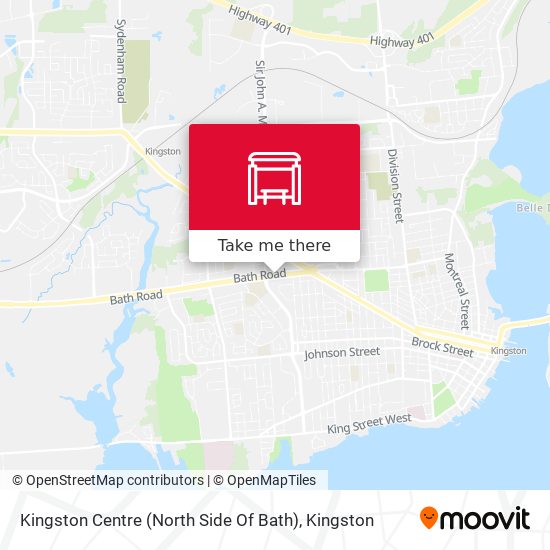 Kingston Centre (North Side Of Bath) plan