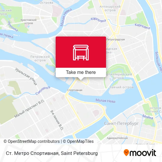 Ст. Метро Спортивная map
