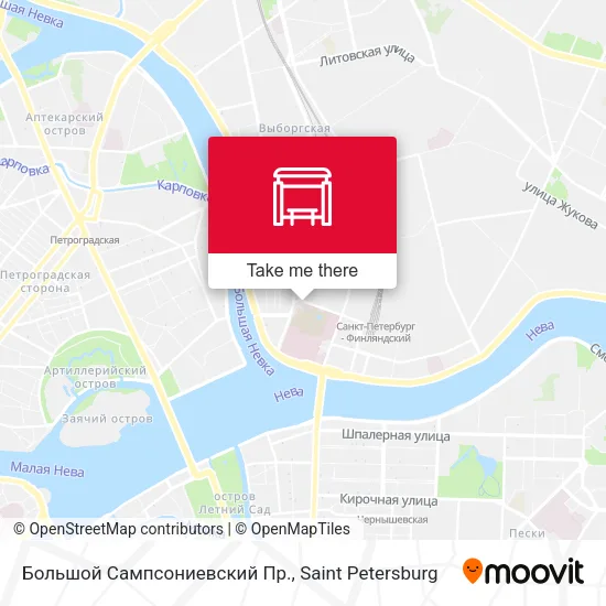 Большой Сампсониевский Пр. map