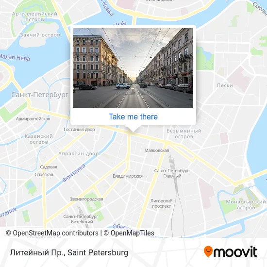 Литейный Пр. map
