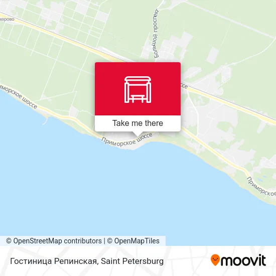 Гостиница Репинская map