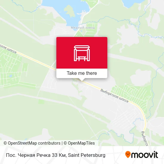 Пос. Черная Речка 33 Км map