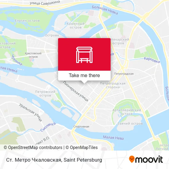 Ст. Метро Чкаловская map