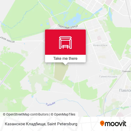 Казанское Кладбище map