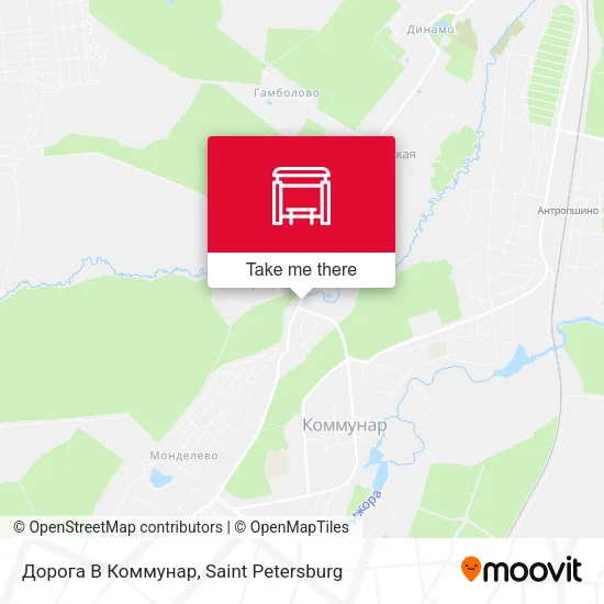 Дорога В Коммунар map