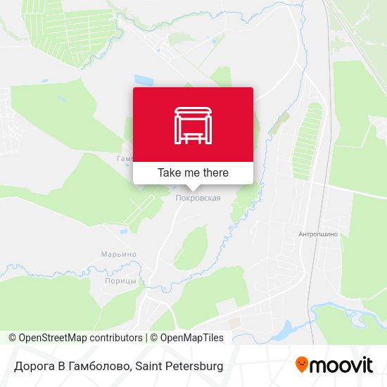 Дорога В Гамболово map