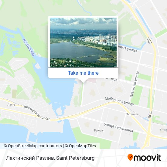Лахтинский Разлив map