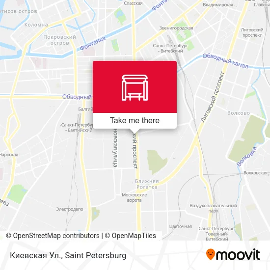 Киевская Ул. map