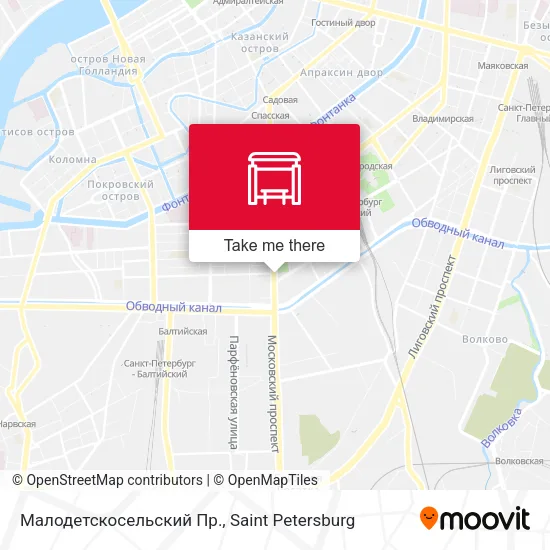 Малодетскосельский Пр. map