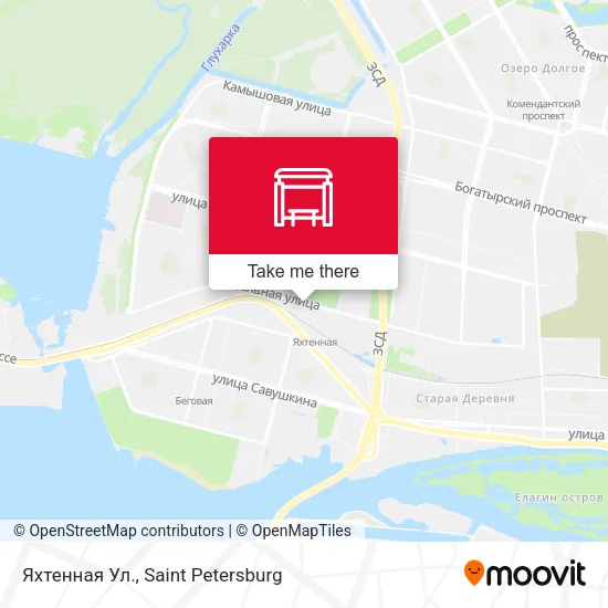 Яхтенная Ул. map