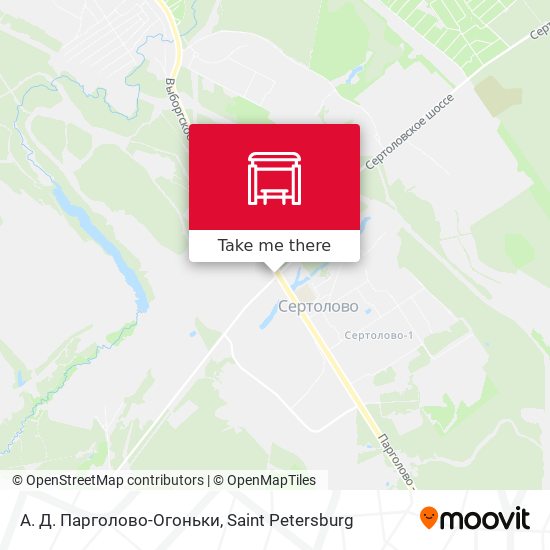 А. Д. Парголово-Огоньки map
