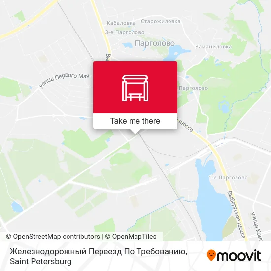 Железнодорожный Переезд По Требованию map