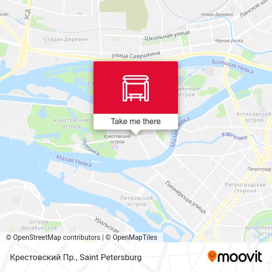 Крестовский Пр. map